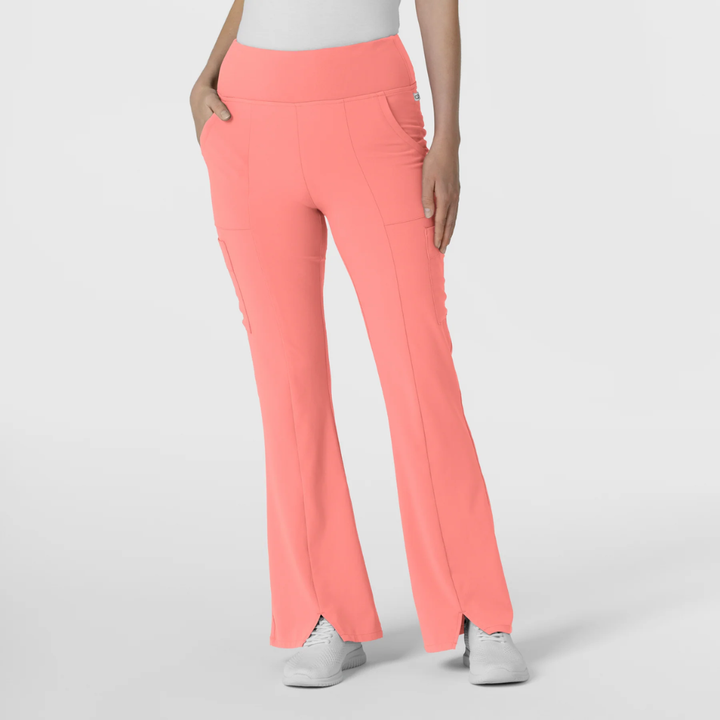 5534 - Womens Wink Renew Cargo Flare Scrub Pant Paradise Pink - XS
