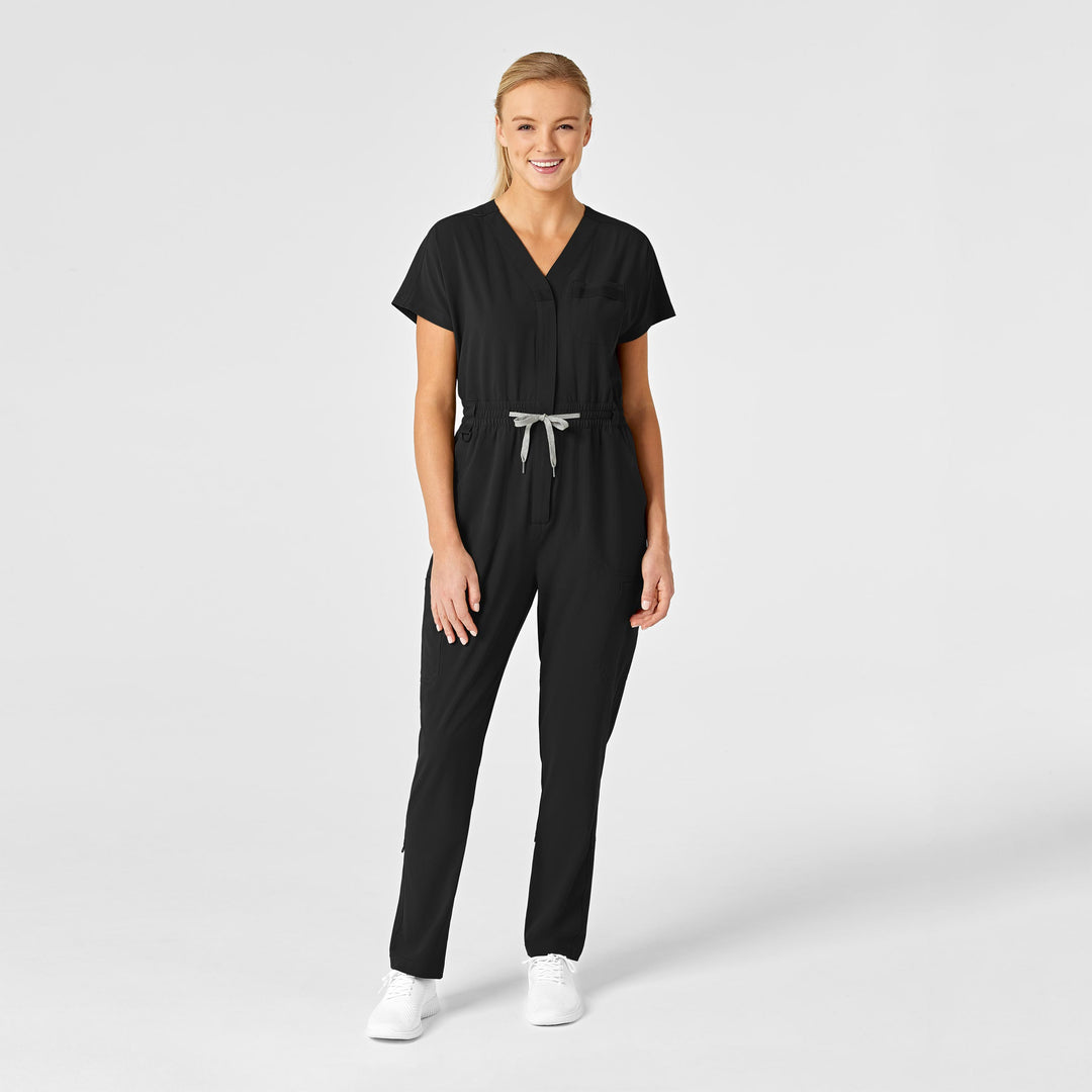 3134 - Womens Wink Renew Straight Leg Scrub Jumpsuit