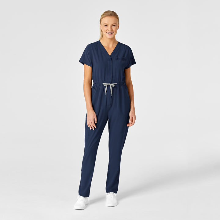 3134 - Womens Wink Renew Straight Leg Scrub Jumpsuit