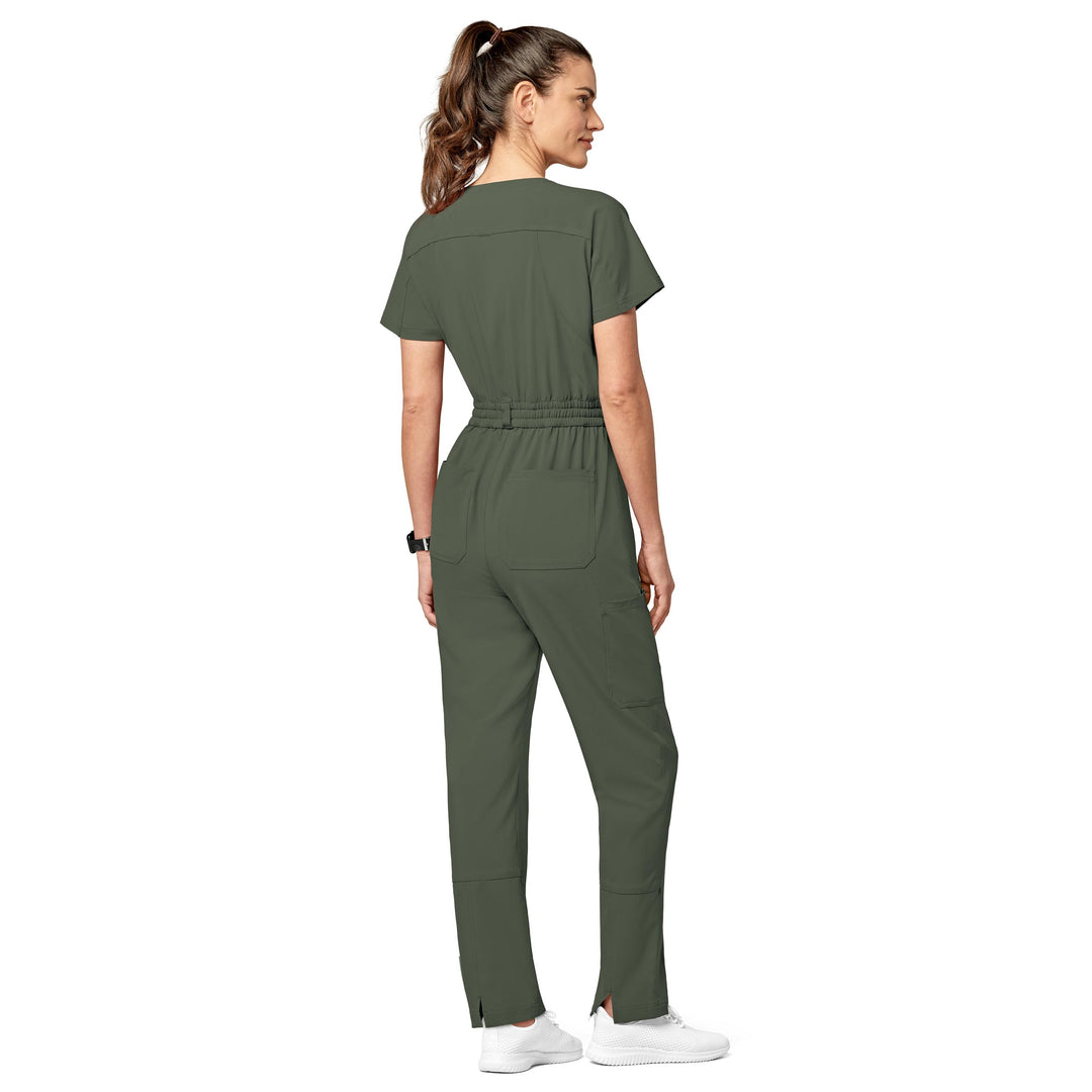 3134 - Womens Wink Renew Straight Leg Scrub Jumpsuit