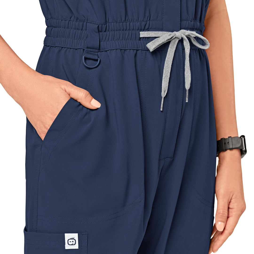 3134 - Womens Wink Renew Straight Leg Scrub Jumpsuit