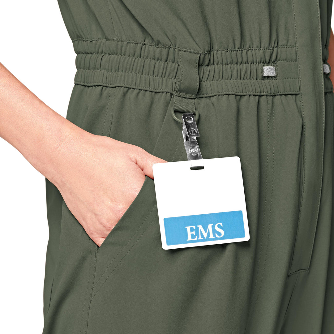 3134 - Womens Wink Renew Straight Leg Scrub Jumpsuit