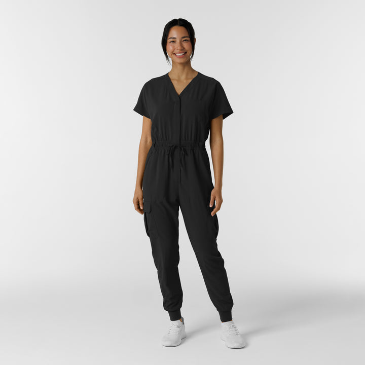 3234 - Womens Wink Renew Cargo Jogger Scrub Jumpsuit