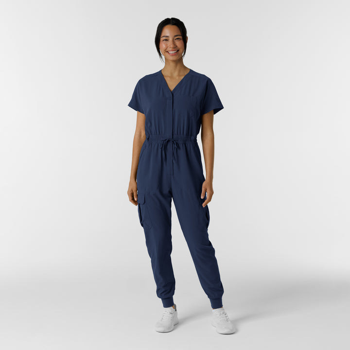 3234 - Womens Wink Renew Cargo Jogger Scrub Jumpsuit