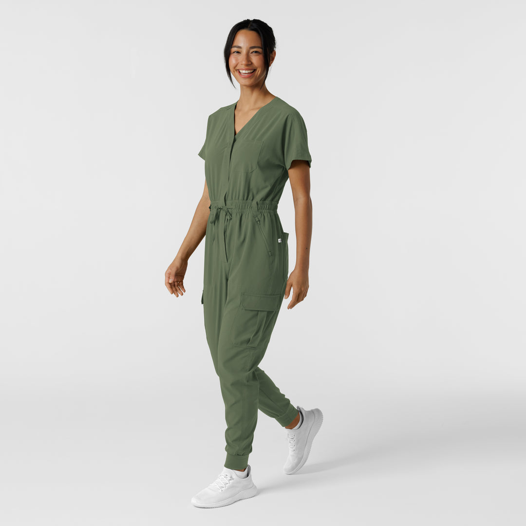 3234 - Womens Wink Renew Cargo Jogger Scrub Jumpsuit