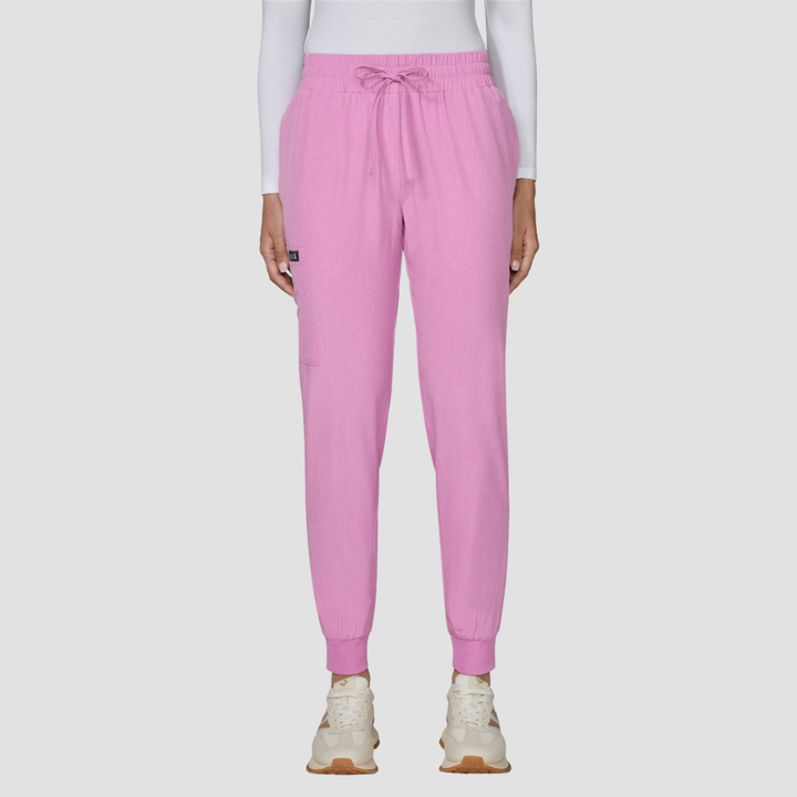 741 - Womens Koi Gemma Jogger Pant Heather Pansy - S