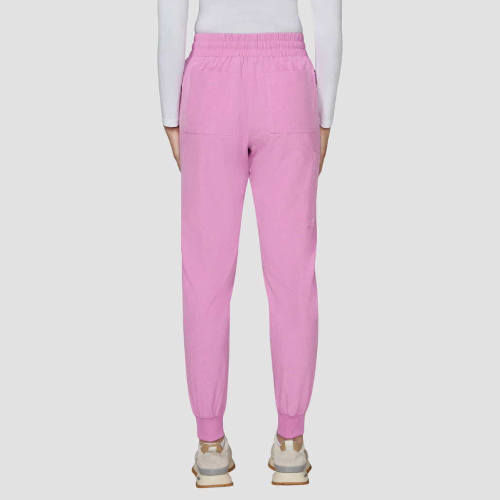741 - Womens Koi Gemma Jogger Pant Heather Pansy - S