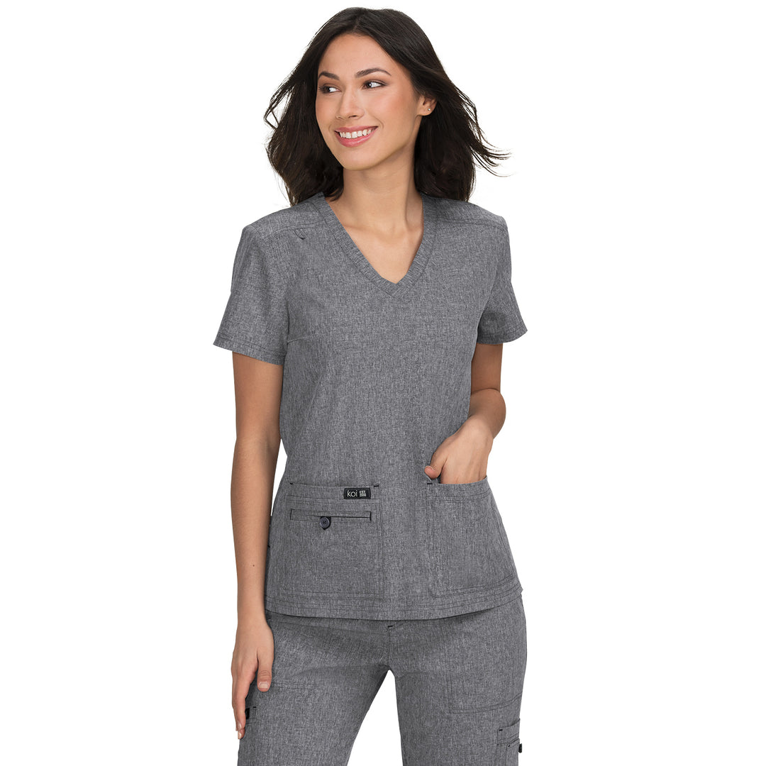373 - Womens Koi Basics Becca Scrub Top