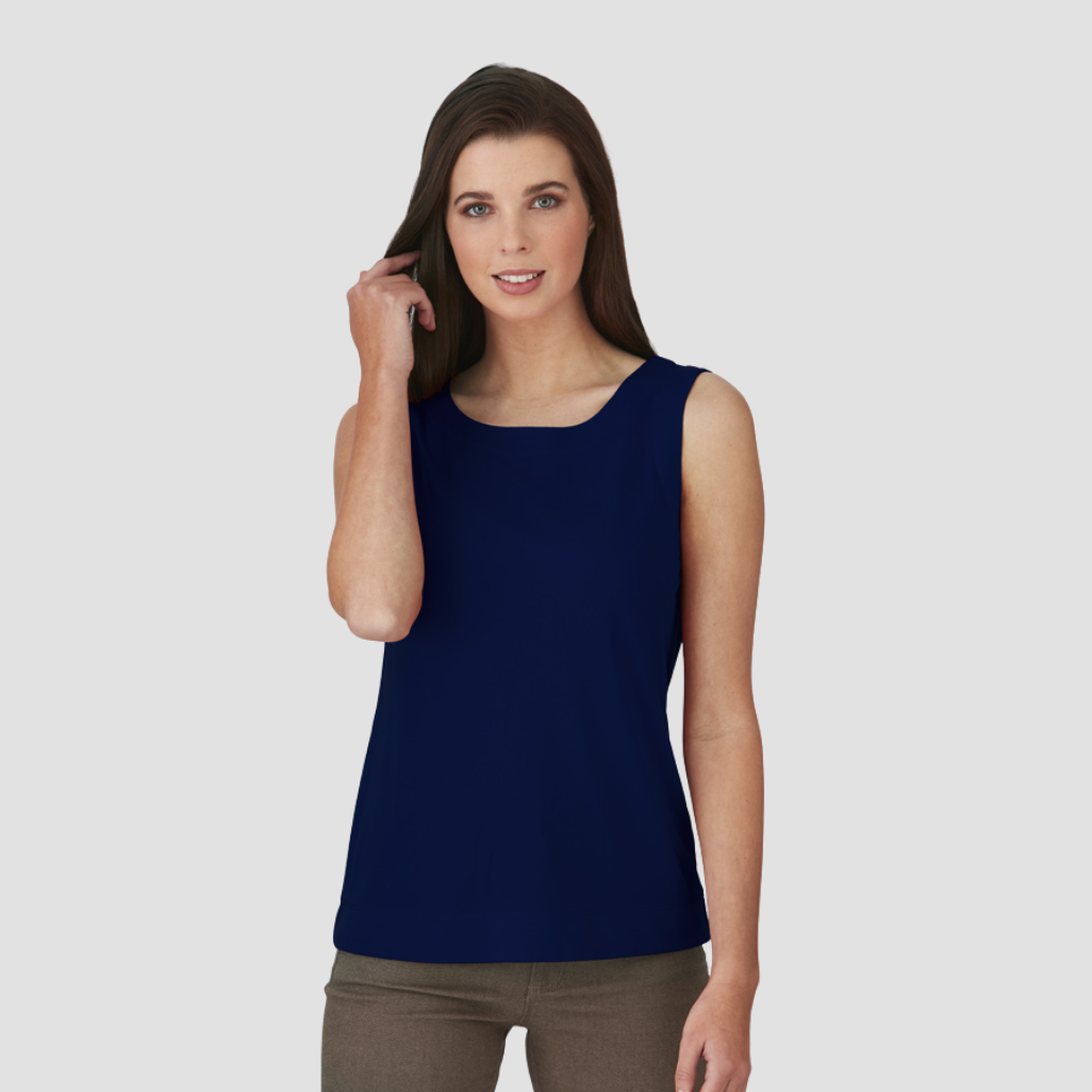 2292 - Womens City Collection Smart Knit Sleeveless Top