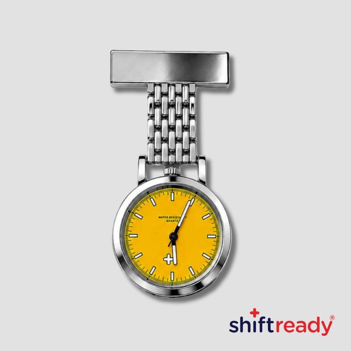 Shift Ready Metal Fob Watch - Yellow