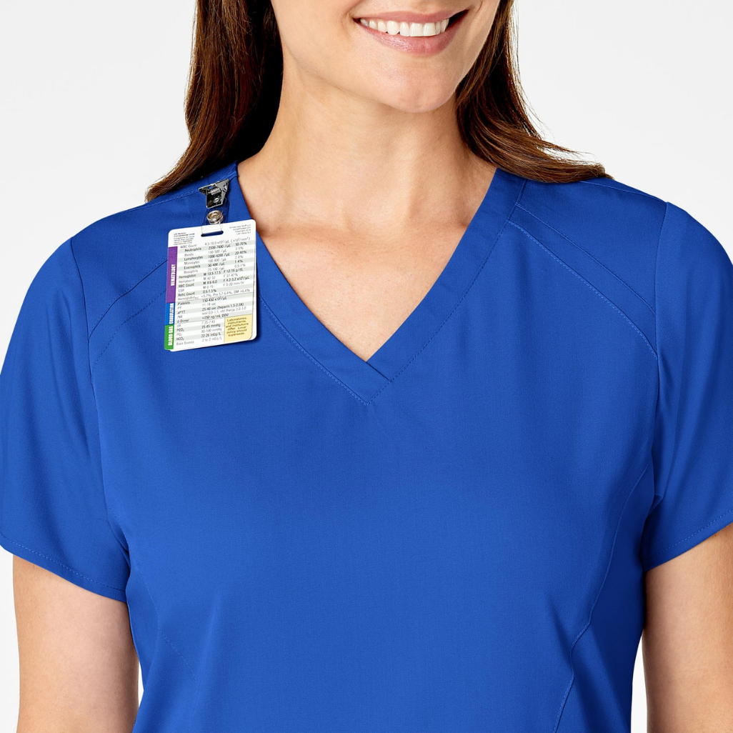 6319 - Womens Wonderwink Pro Scrub Top - Royal - 2XL | 3XL | 5XL
