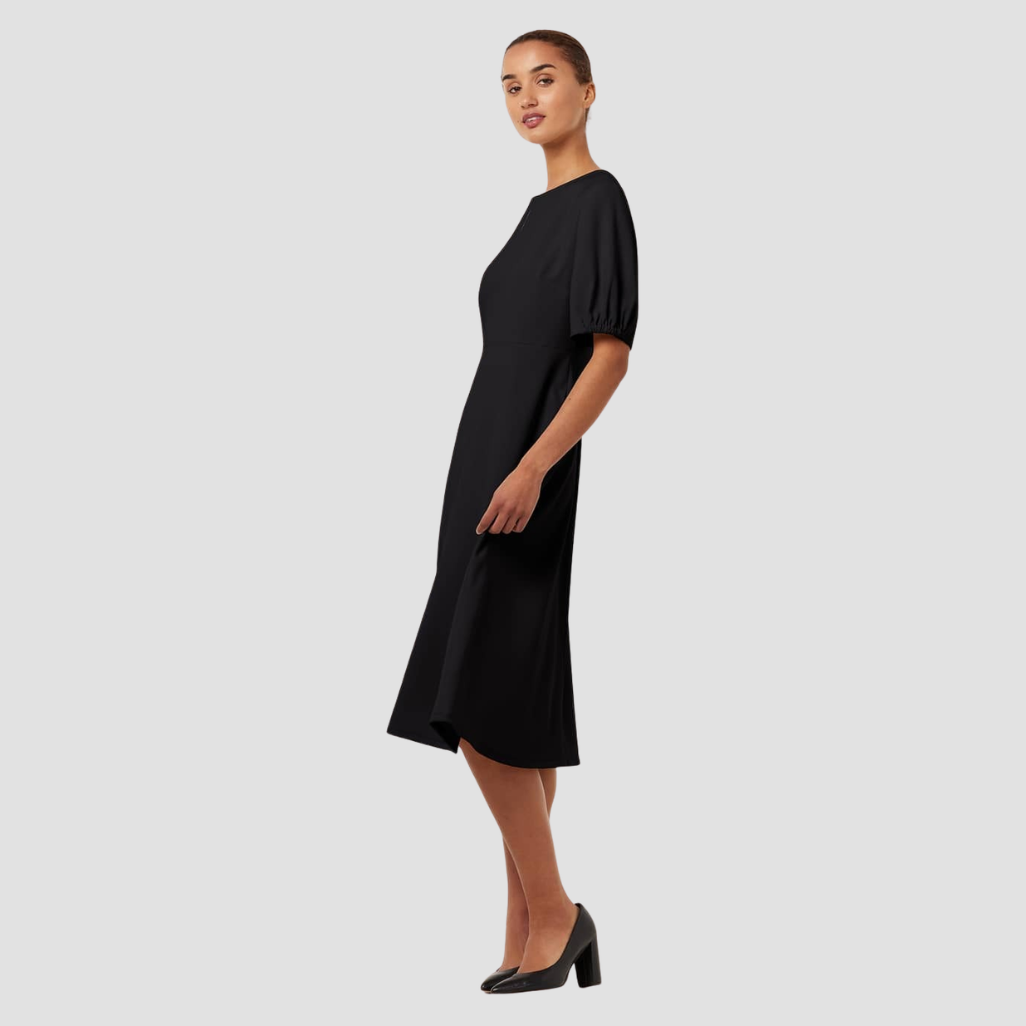 CAT6BH - Womens NNT Olivia Heavy Georgette Short Sleeve Dress