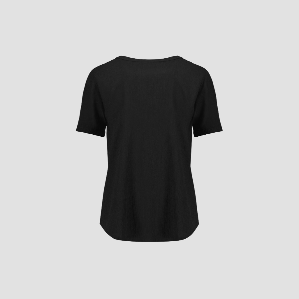 RU568LS - Womens Fashion Biz Ruché Short Sleeve Shirt
