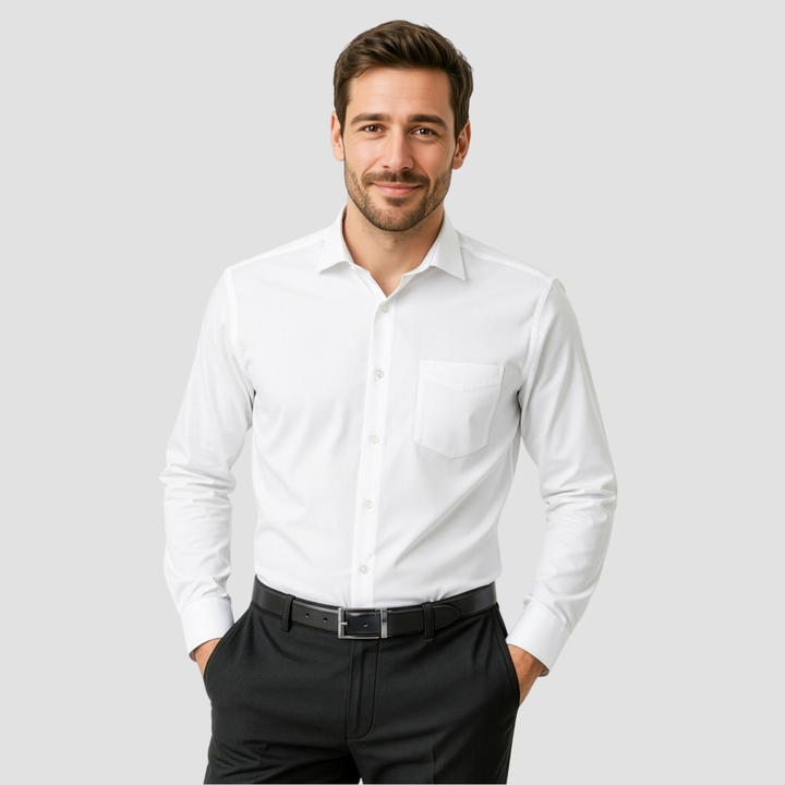 RS968ML - Mens Fashion Biz Charlie Classic Fit Long Sleeve Shirt