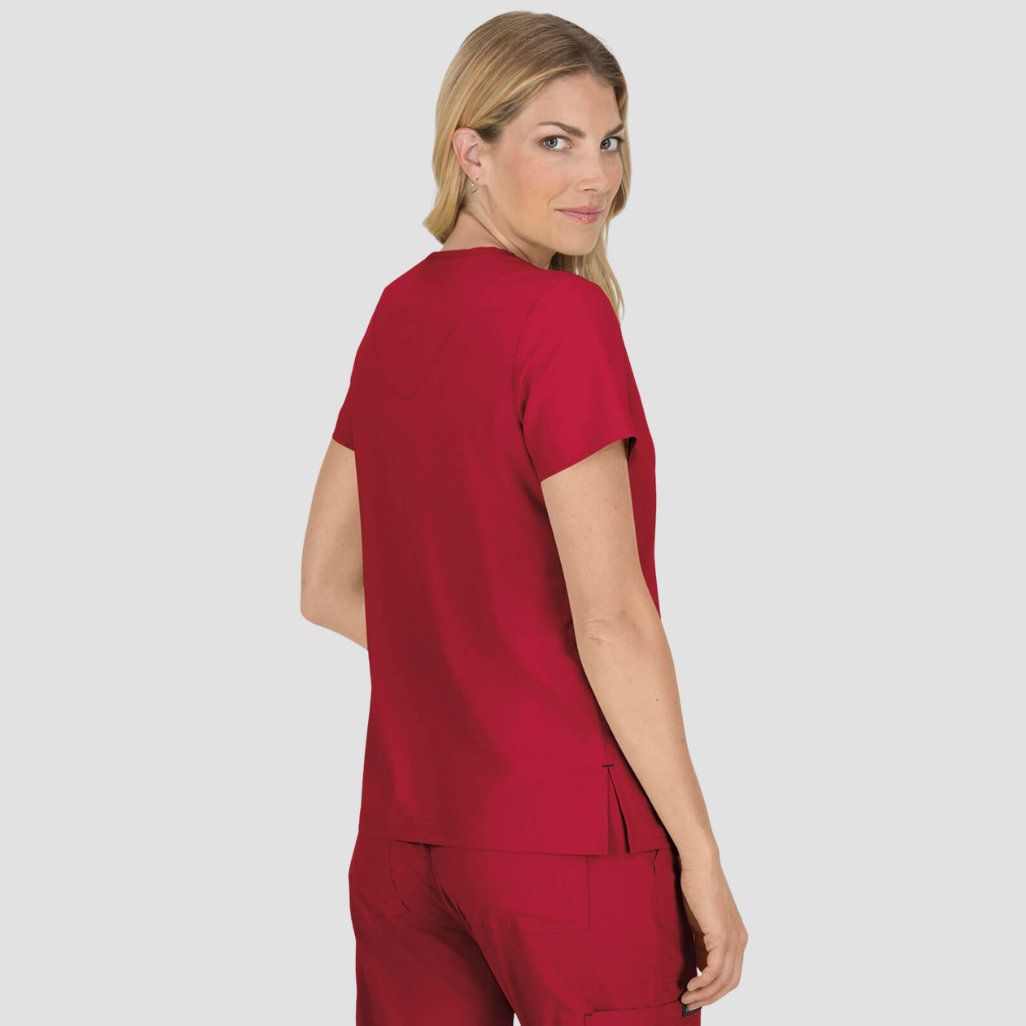 373 - Womens Koi Becca Ruby Scrub Top - XXS