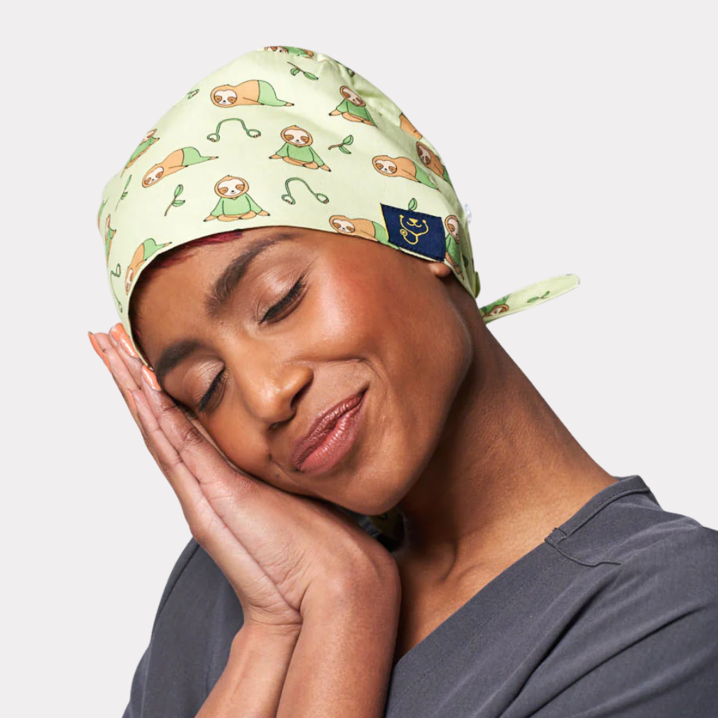 Dr Woof Scrub Cap - Little Sloth