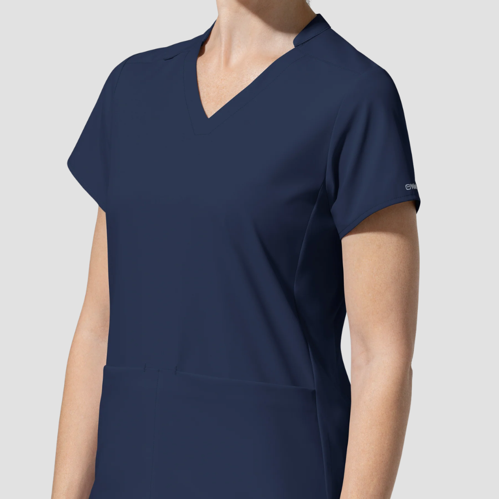 6270 - Womens Wink Aura Allure V-Neck Scrub Top