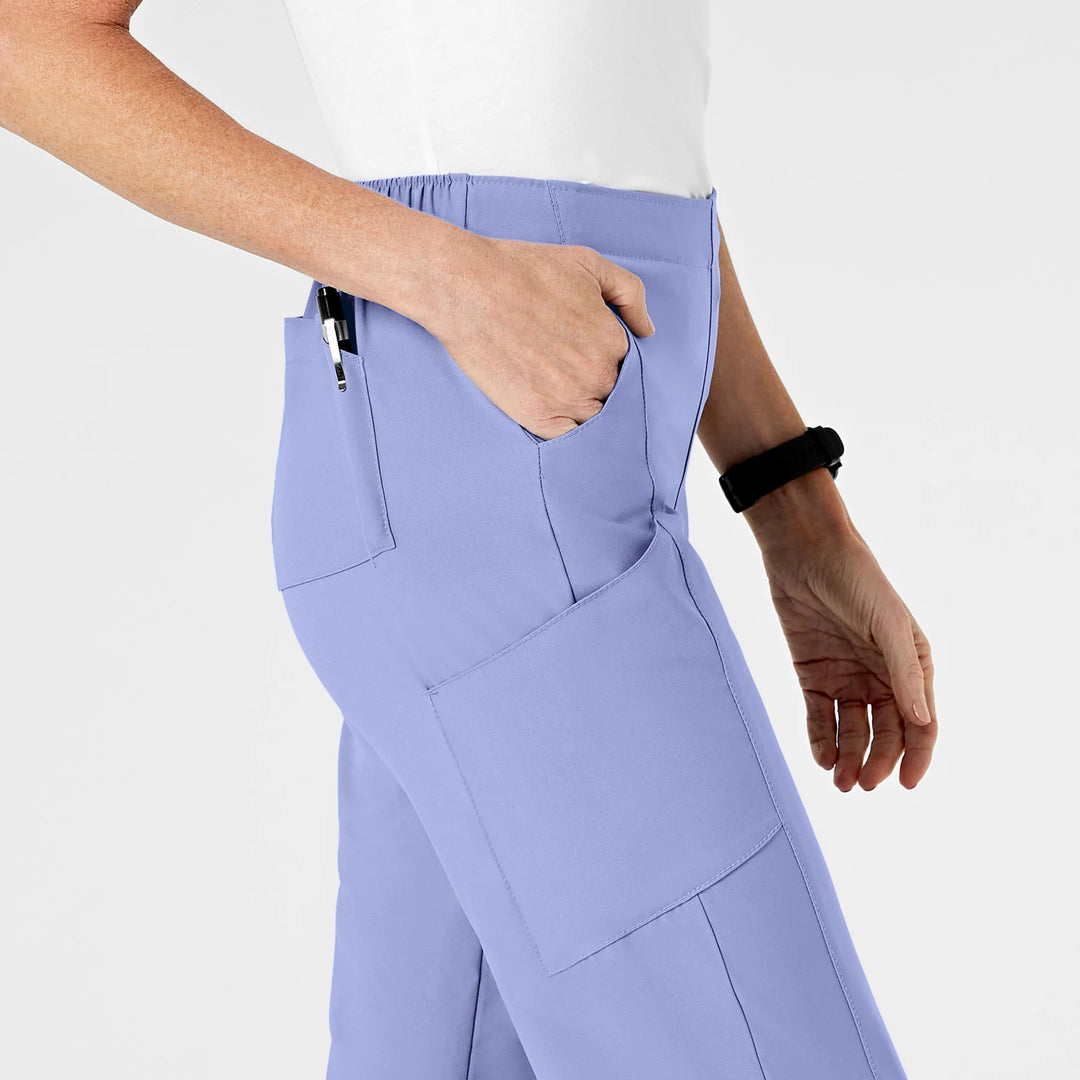 Ceil Blue - W123 Womens Cargo Pant Set