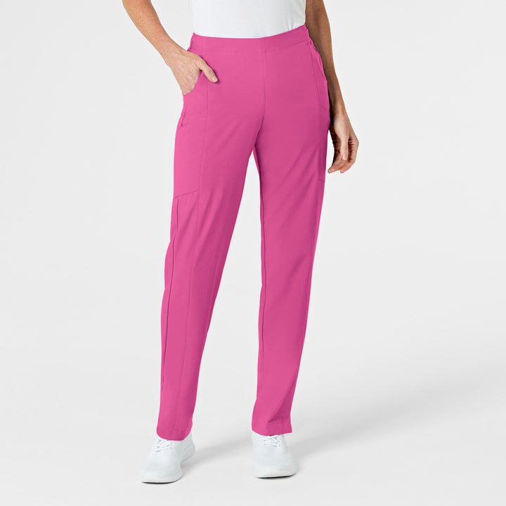 Hot Pink - W123 Womens Cargo Pant Set