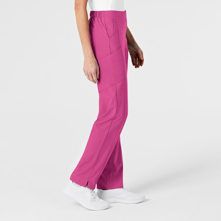 Hot Pink - W123 Womens Cargo Pant Set