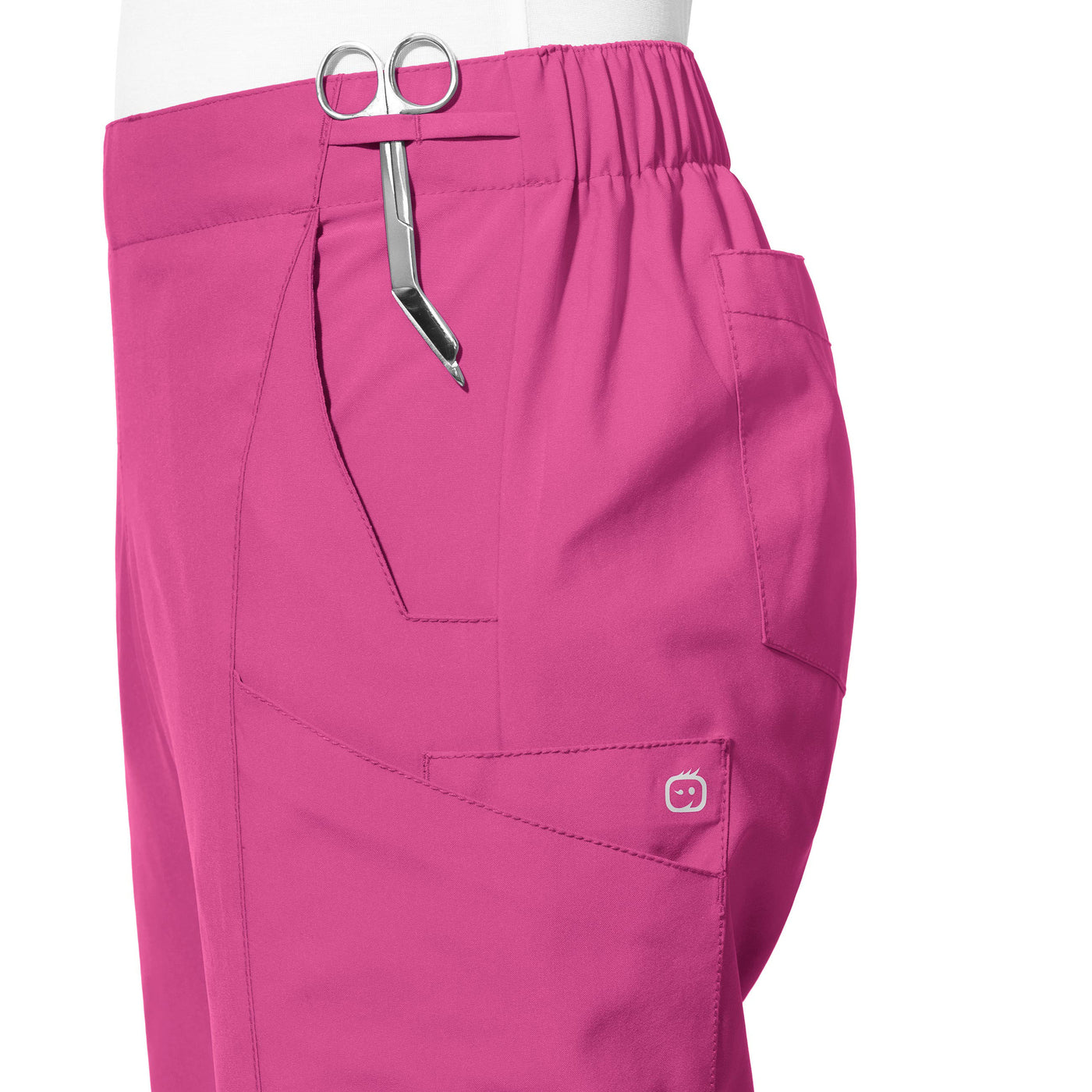 Womens Wonderwink W123 Cargo Scrub Pant - Pink