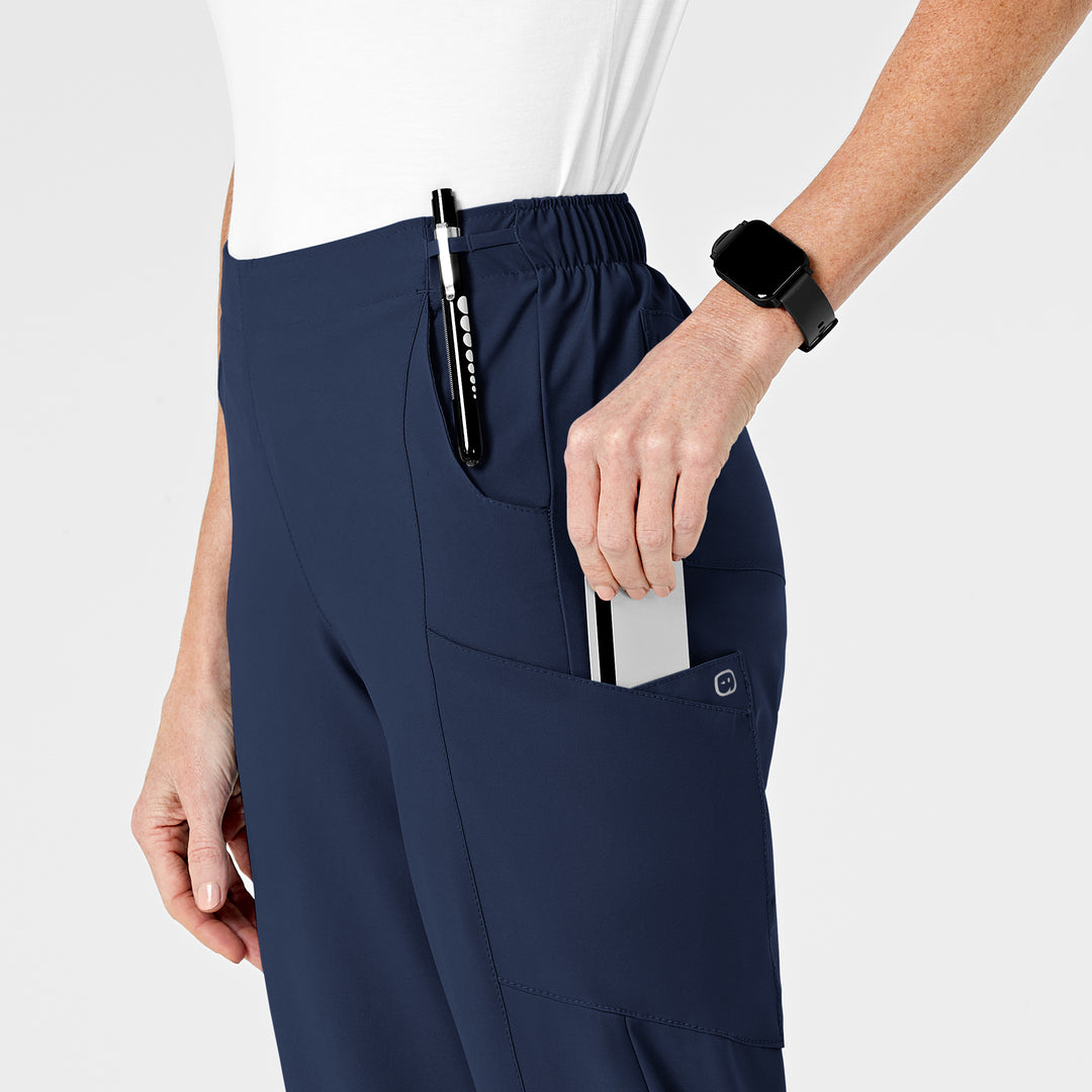 Navy - W123 Womens Cargo Pant Set