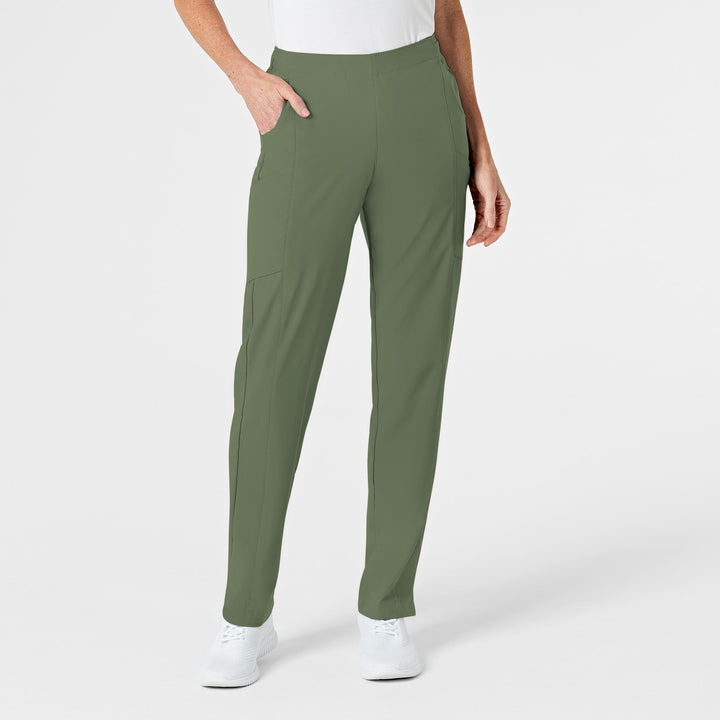 5155 - Womens Wink W123 Flat  Front Cargo Scrub Pant