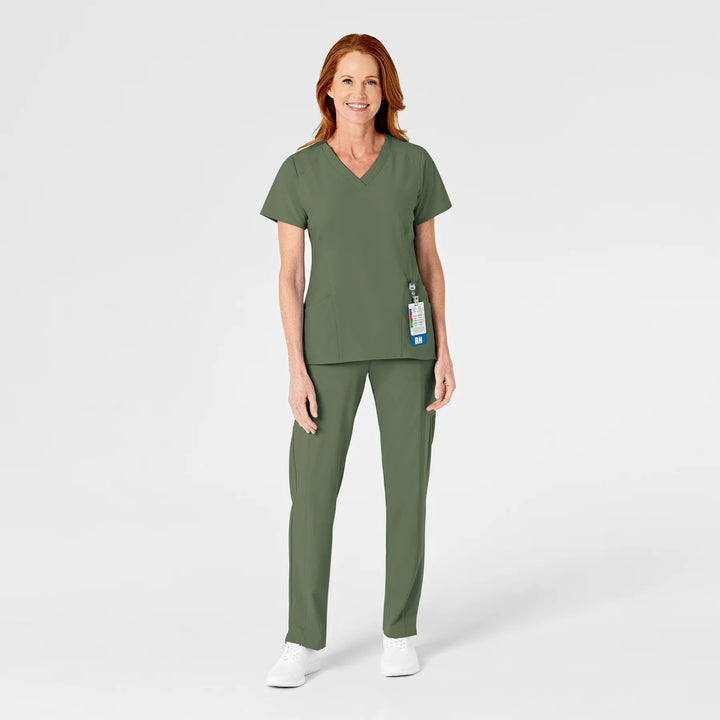 Olive - W123 Womens Cargo Pant Set