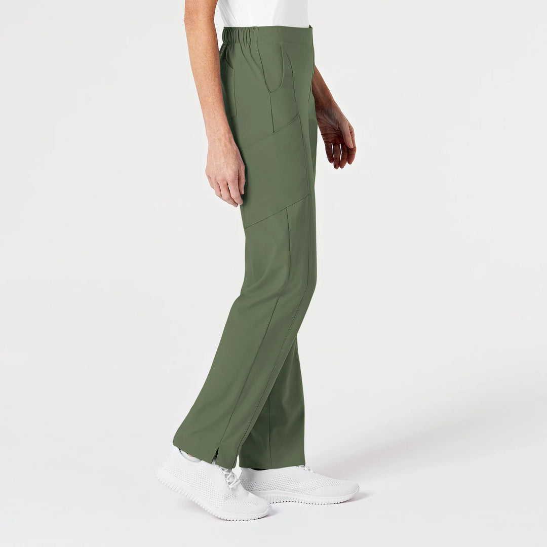Olive - W123 Womens Cargo Pant Set