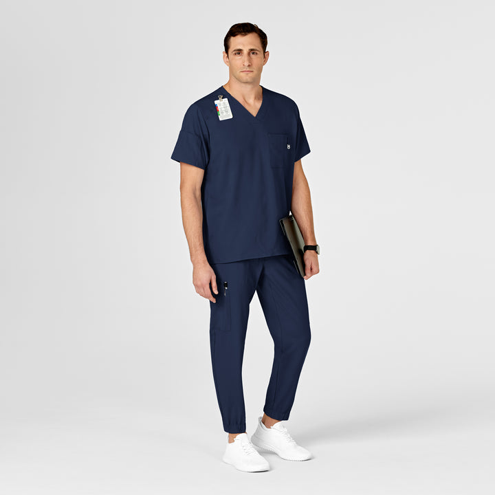 Navy - W123 Mens Jogger Set