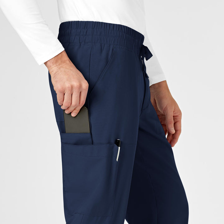 Navy - W123 Mens Jogger Set