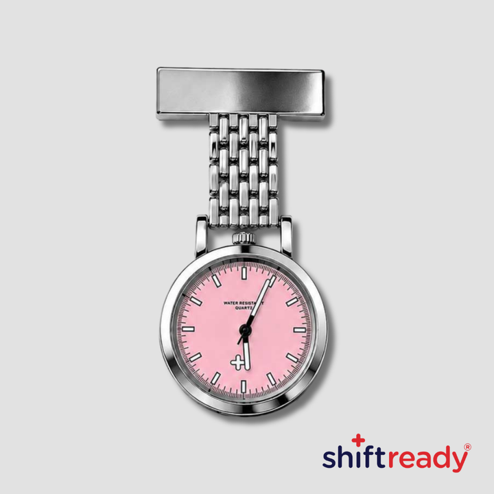 Shift Ready Metal Fob Watch - Pink