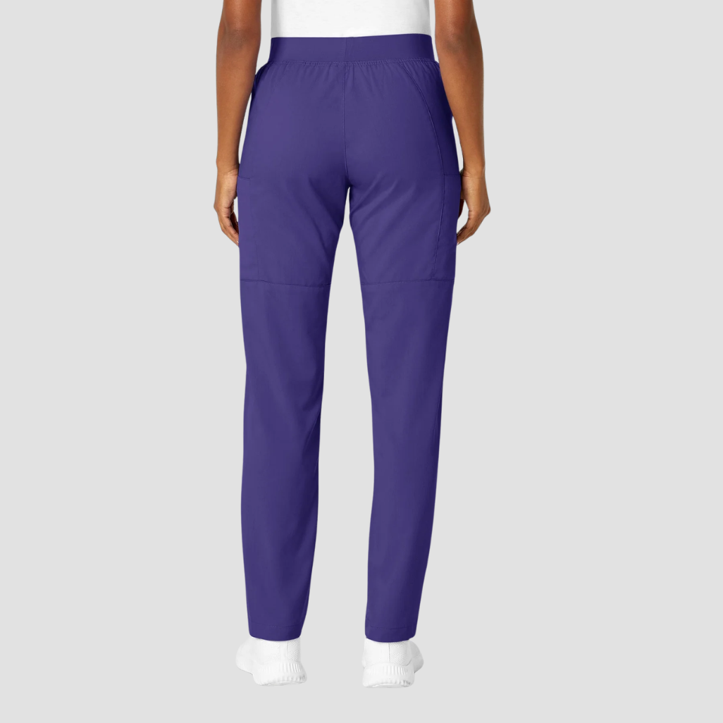 5419 - Womens Wonderwink Pro Knit Waist Scrub Pant - Grape - 2XS | 3XL | 3XLP | 5XL