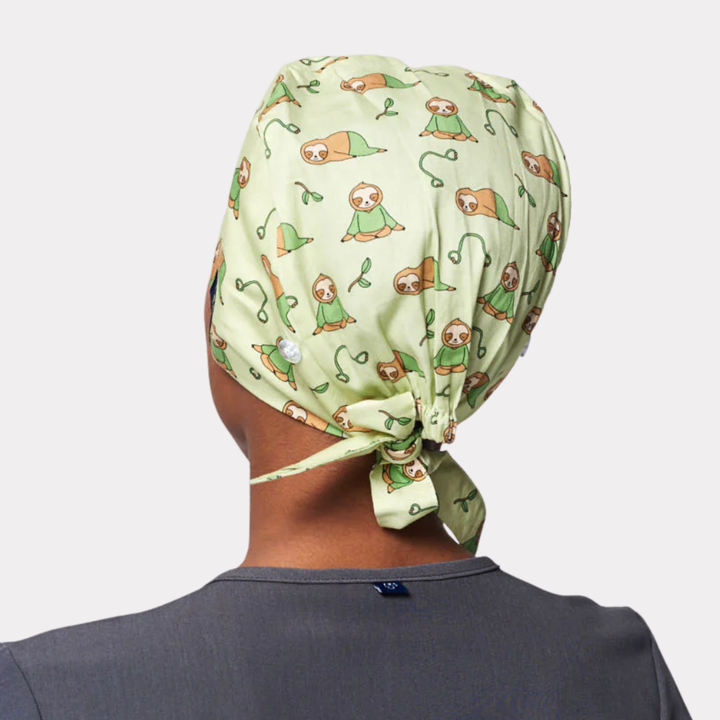 Dr Woof Scrub Cap - Little Sloth