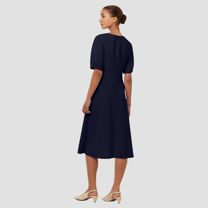 CAT6BH - Womens NNT Olivia Heavy Georgette Short Sleeve Dress