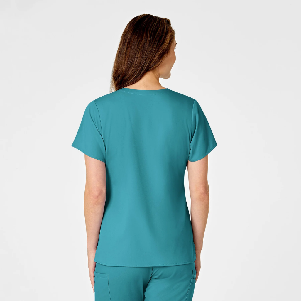 6319 - Womens Wonderwink Pro Scrub Top - Teal - XXS