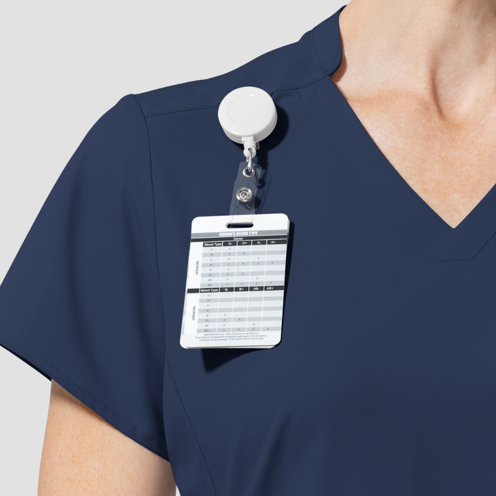 6270 - Womens Wink Aura Allure V-Neck Scrub Top