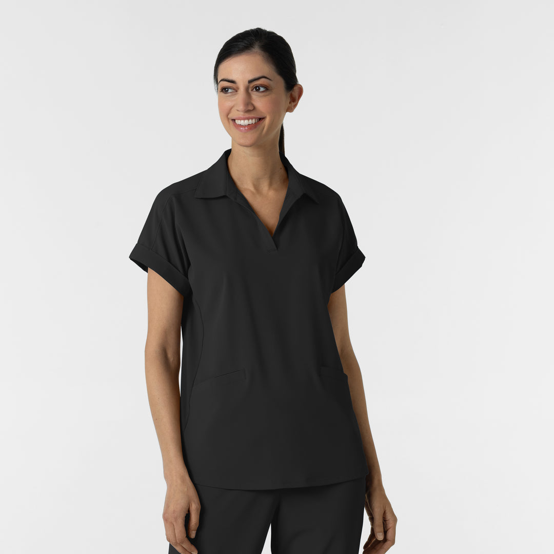 6934 - Wink RENEW Women’s Flex-n-Reach Collared Scrub Top