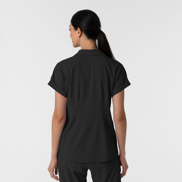 6934 - Wink RENEW Women’s Flex-n-Reach Collared Scrub Top