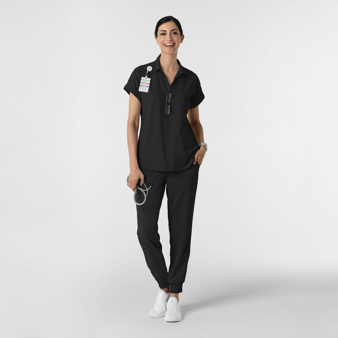 6934 - Wink RENEW Women’s Flex-n-Reach Collared Scrub Top