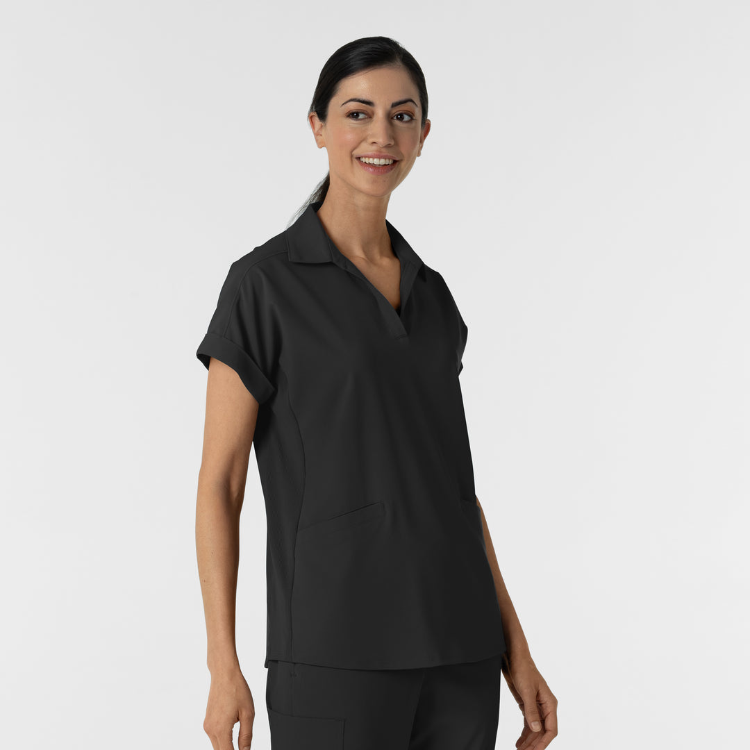 6934 - Wink RENEW Women’s Flex-n-Reach Collared Scrub Top