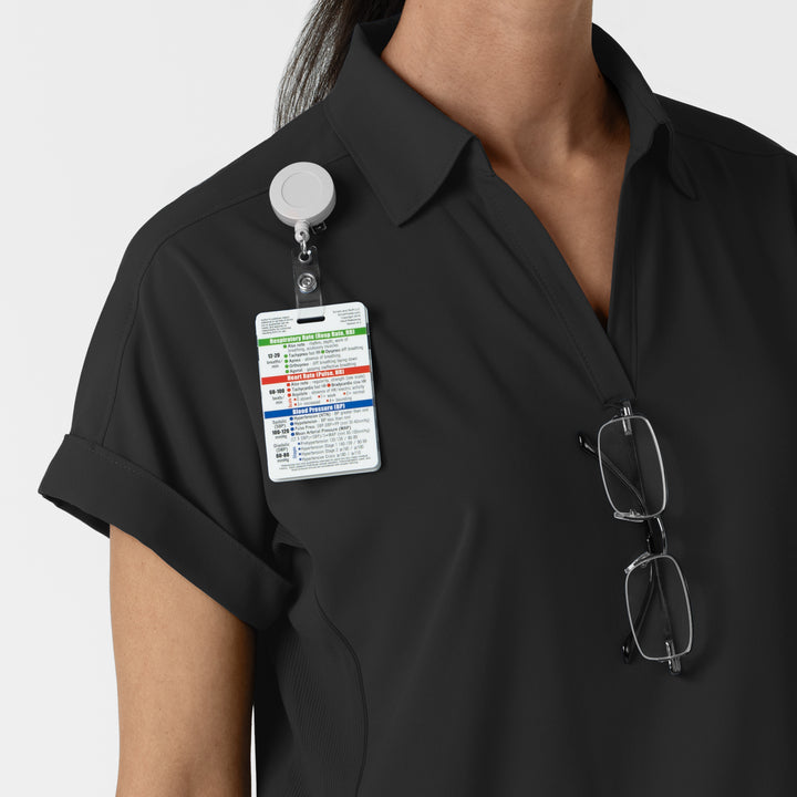 6934 - Wink RENEW Women’s Flex-n-Reach Collared Scrub Top