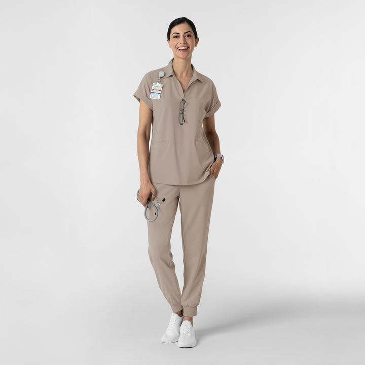 6934 - Wink RENEW Women’s Flex-n-Reach Collared Scrub Top