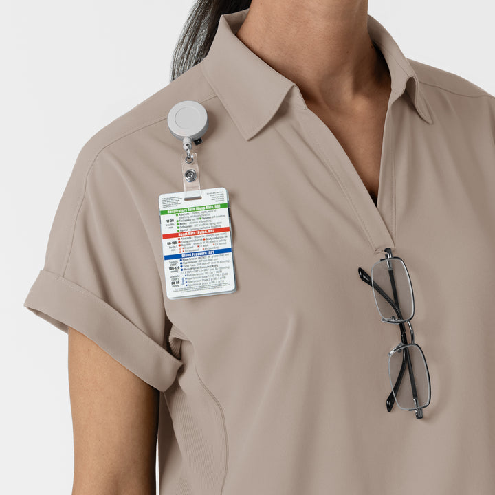 6934 - Wink RENEW Women’s Flex-n-Reach Collared Scrub Top