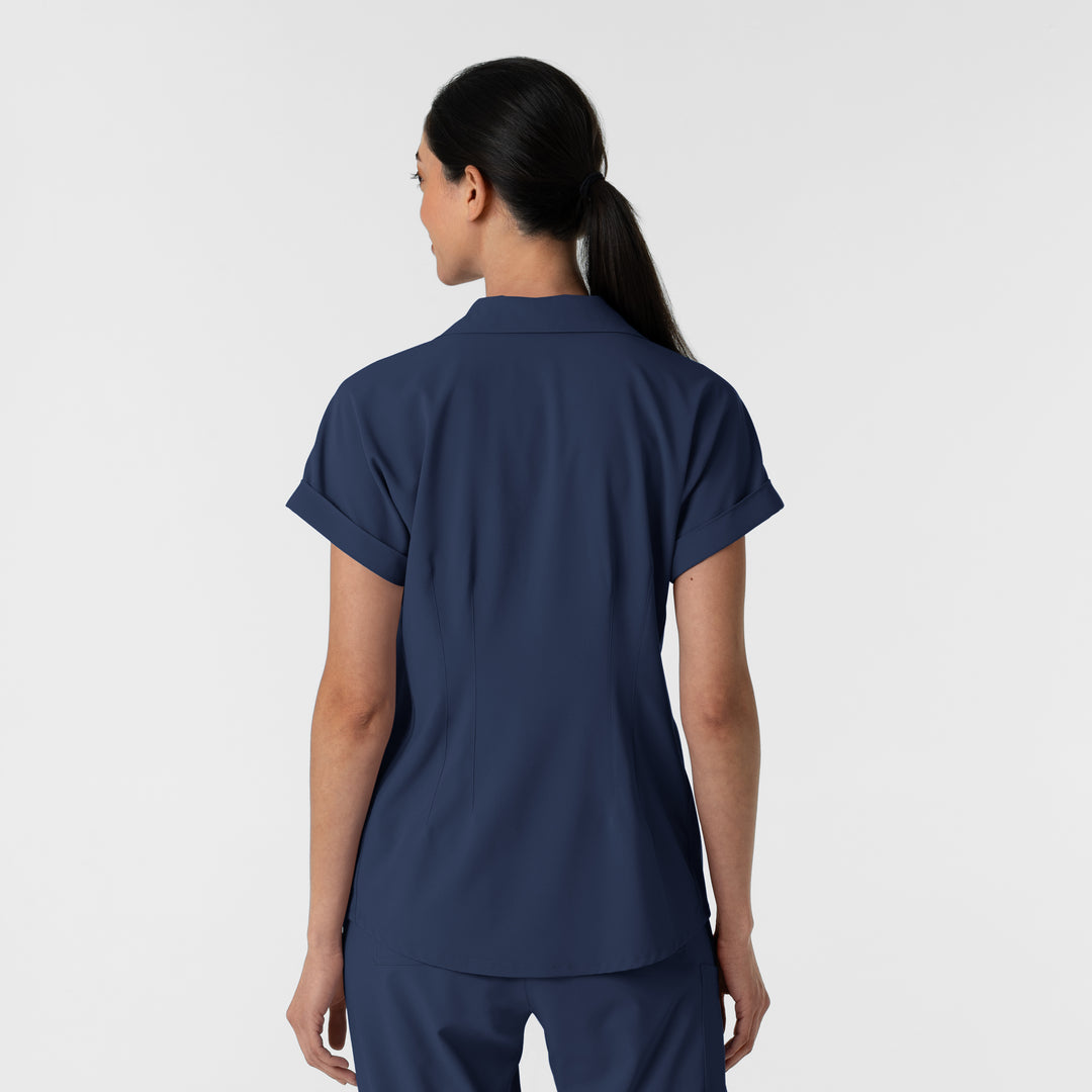 6934 - Wink RENEW Women’s Flex-n-Reach Collared Scrub Top