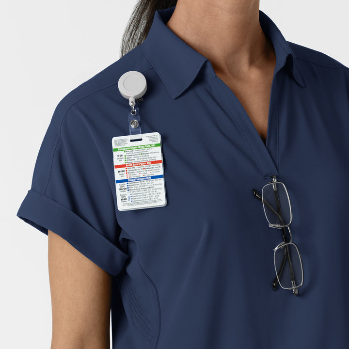 6934 - Wink RENEW Women’s Flex-n-Reach Collared Scrub Top