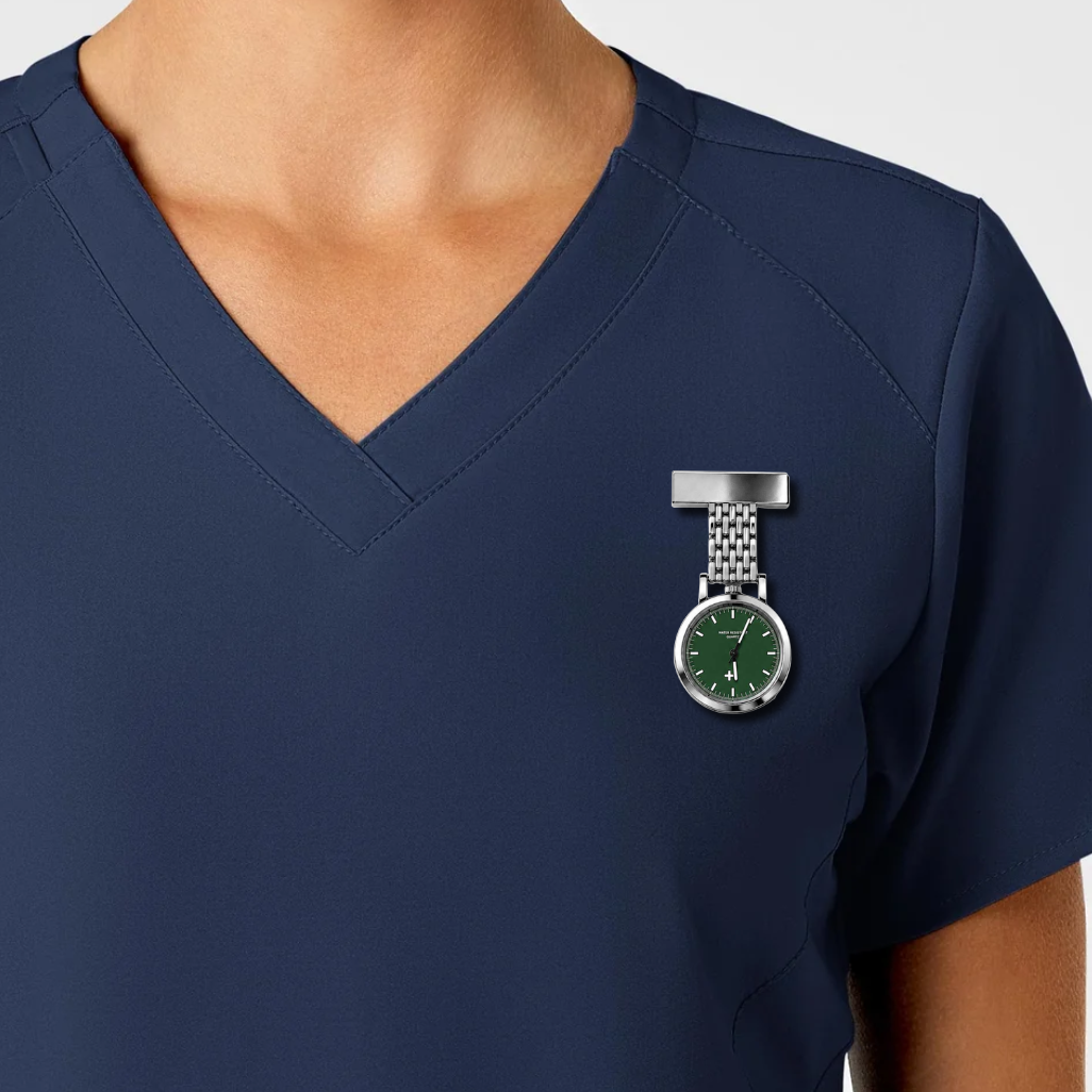 Shift Ready Metal Fob Watch - Green