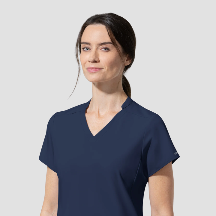 6270 - Womens Wink Aura Allure V-Neck Scrub Top
