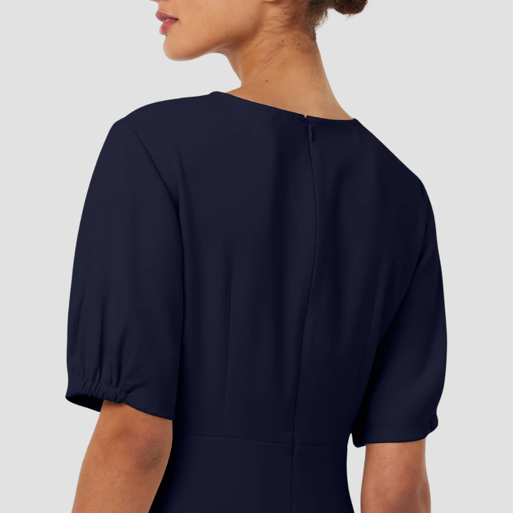 CAT6BH - Womens NNT Olivia Heavy Georgette Short Sleeve Dress