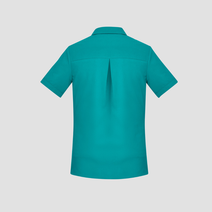 CS947LS - Womens Fashion Biz Florence Plain Short Sleeve Shirt